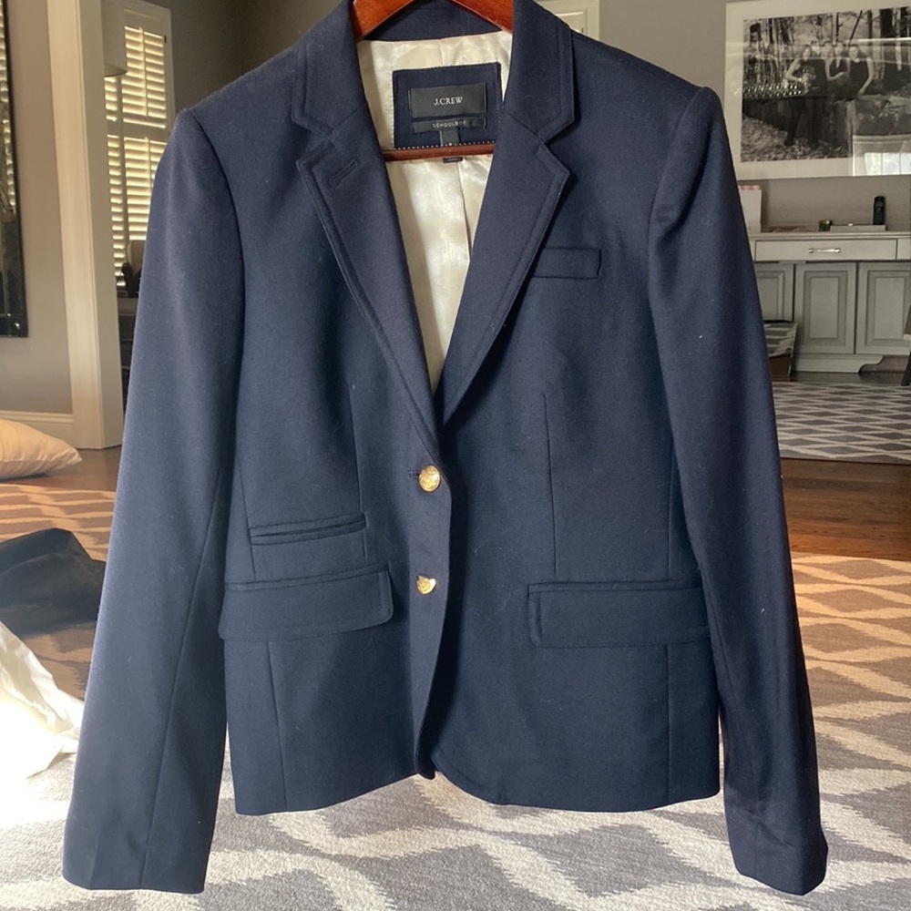 J.Crew navy original schoolboy blazer - Picture 2 of 4